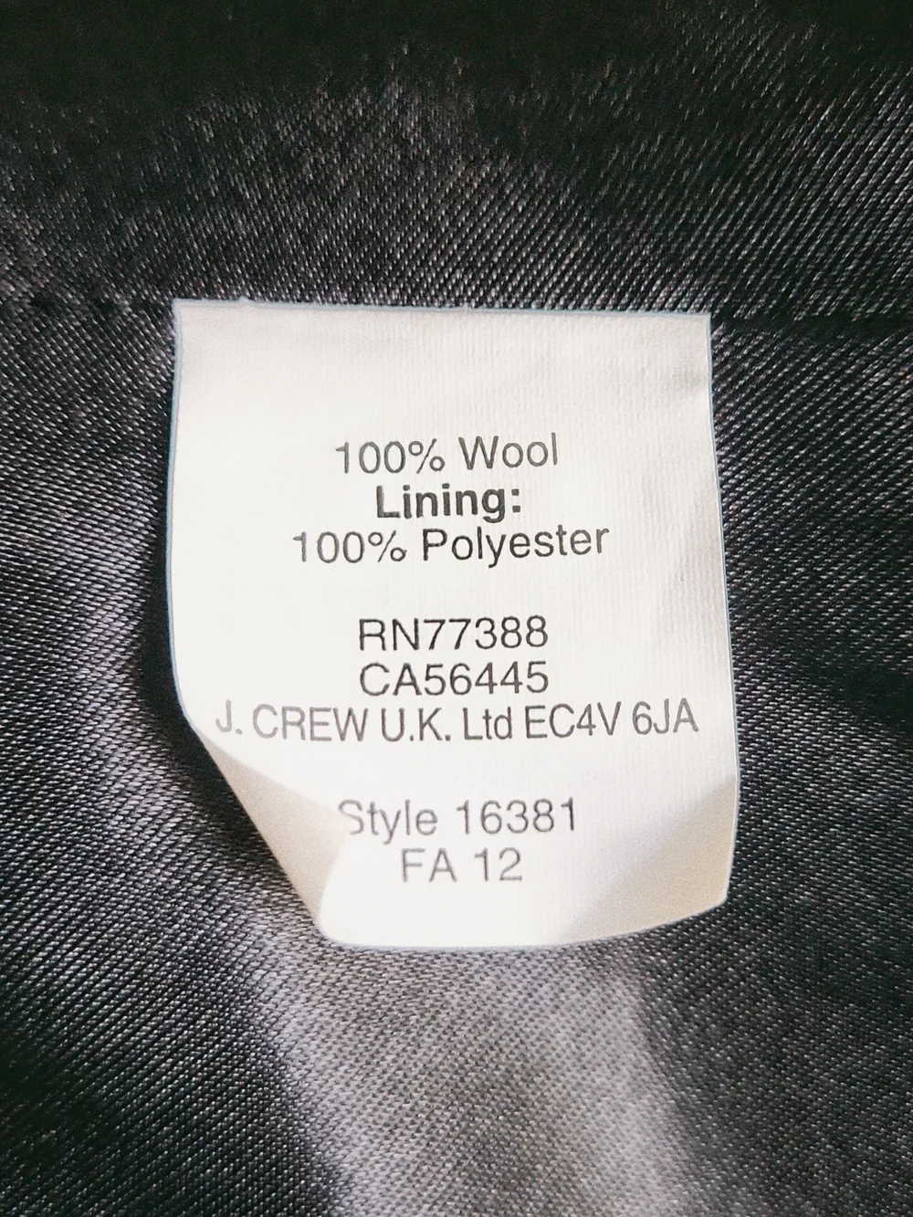 J. Crew structured wool